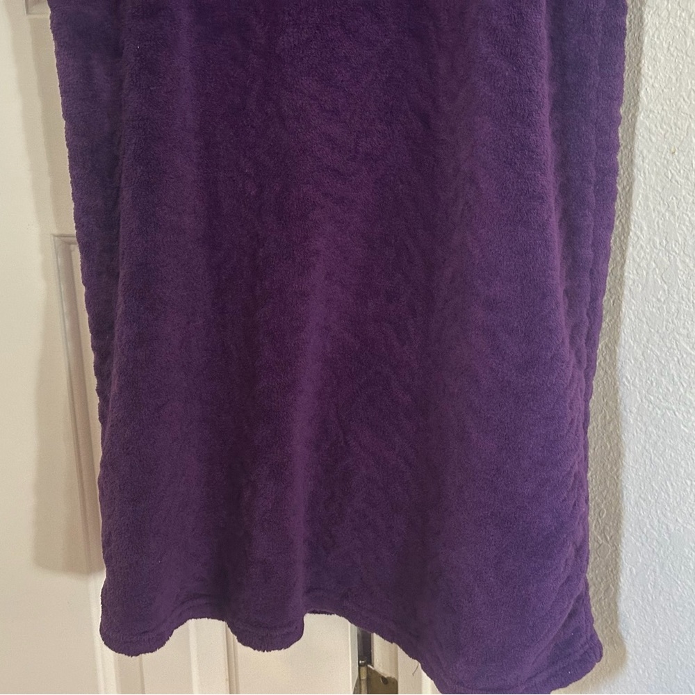 OSCAR de la RENTA (S/M) Purple Long Robe - Picture 11 of 13